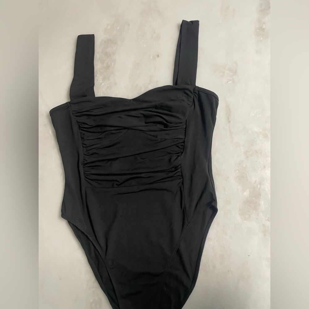 Black tank top bodysuit